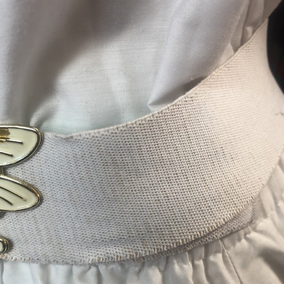 Vintage butterfly stretch belt- metal buckle with elastic band - Picture 3 of 7